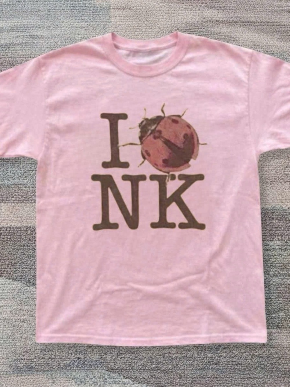Kids Pink Graphic Tee - I ♥ NK Design